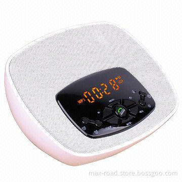 Portable Bluetooth Speaker with LED Screen and Bass Vibration